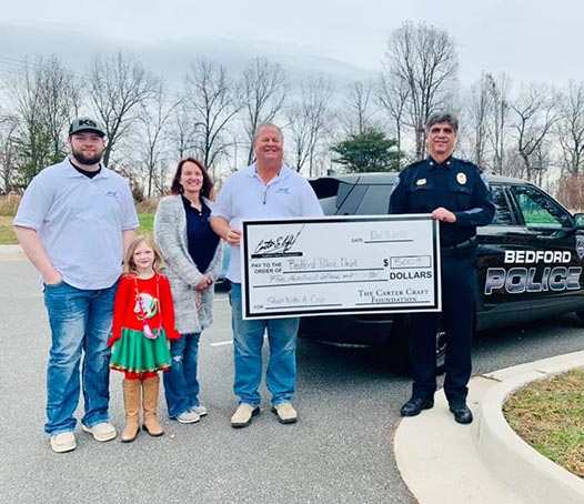 bedford shop with a cop 2020